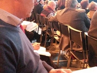 Geert hard aan het werk
